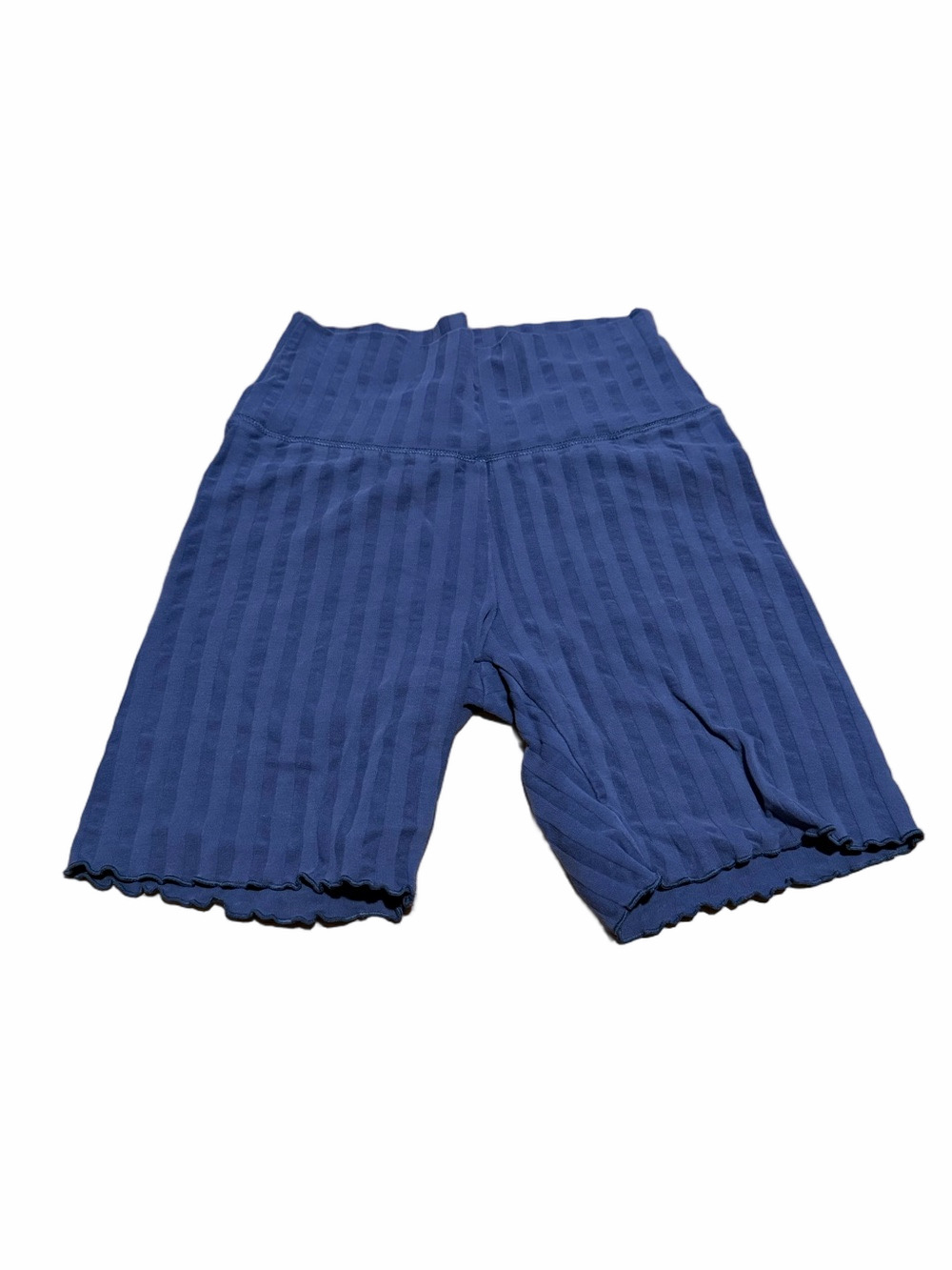 Offline by Aerie Women’s Ribbed Bike Shorts in Navy Blue